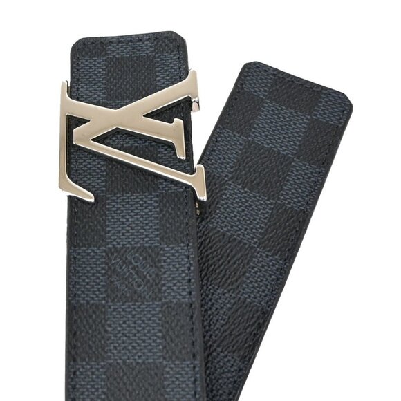 LOUIS VUITTON Ceinture LV Initial Belt 85/34 Damier Cobalt Blue M9210 80EF584 - Picture 11 of 15